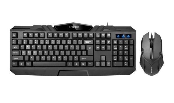 Cheap Black Color Computer Hardware Devices , Keyboard Mouse Comb For Home / Office for sale