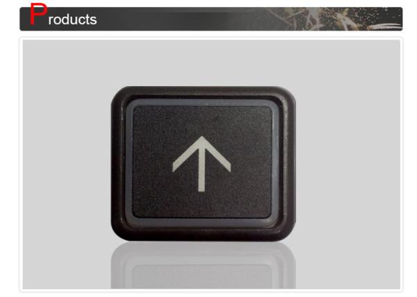 Cheap Plastic Kone Elevator Push Button with Good Touch Sense Size 38 x 44 mm for sale