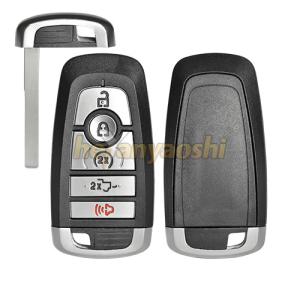 Ford 5Buttons Smart Key Shell with Emergency Key Insert