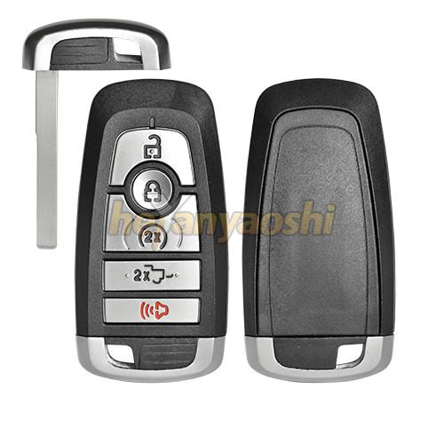 Cheap Ford 5Buttons Smart Key Shell with Emergency Key Insert for sale