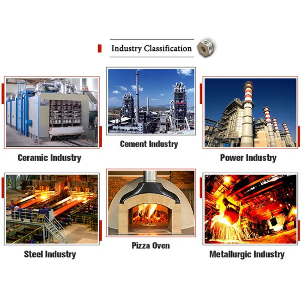 High Refractoriness High Alumina Brick Al2O3 Content 55% - 85% High Temperature Cement Kiln Bricks