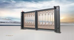 China Aluminium Alloy Automatic Swing Gate , Villa Bi Fold Gates For Driveways on sale