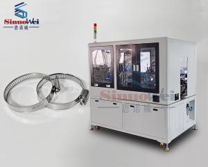 China 13.56N/M  Hose Clamp Manufacturing Machine American Type Hose Clamp Machine 1000 Pcs/Hr on sale