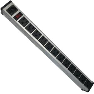 5 To 14 12 Outlets Hardwired Power Strip With IEC C14 Input