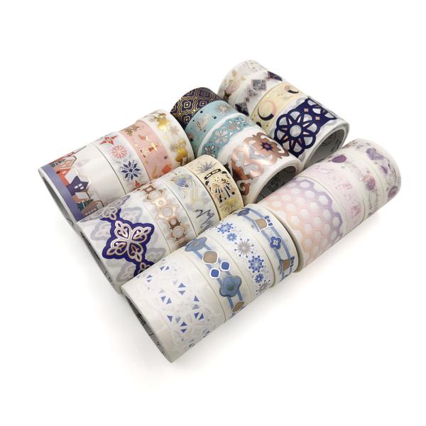 Cheap Salt Forest Series Spots Color Scrapbook Cut-Off Rule Washi Tape Bullet Journaling Deco Masking Tapes for sale