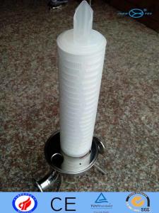 PP Filter Cartridge N6 PTFE With Deep Filtration / Large Filtration Area
