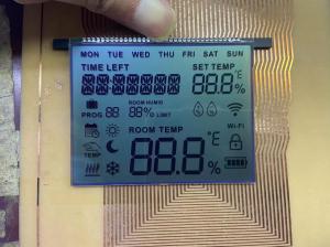 China OEM FSTN LCD Display Positive Mode Monochrome Graphic 12 O'clock Viewing Angle For Thermostat on sale