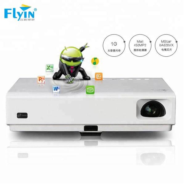 Cheap 3800 Lumens Android LED DLP Smart Projector 1080P 4K For Home Cinema for sale