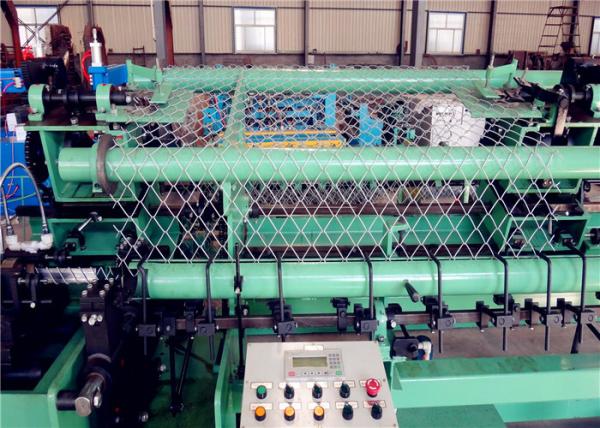 Cheap Horizontal Chain Link Weaving Machine , Stainless Steel Fencing Manufacturing Machine for sale