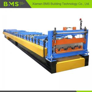Best Dovetail Style Metal Floor Decking Roll Making Machine For Construction PLC Control wholesale