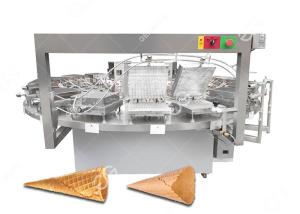 Semi Automatic Ice Cream Waffle Cone Making Machine , Cone Biscuit Machine 1200PCS/H
