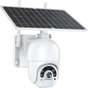 China 30M IR Tuya Smart Camera Solar Powered Long Range Wireless Security Camera on sale