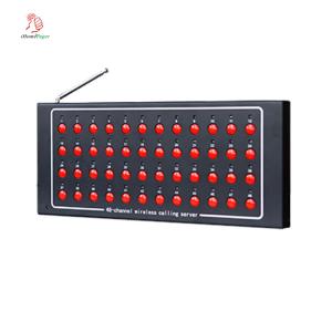 Wireless calling system desktop or wall mounted 48 channels display screen receiver