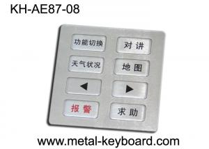 Best USB connection 8 Buttons keypad numeric customization layout vandal resistant wholesale