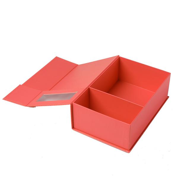 Cheap Eco Friendly PVC Window Lid And Base Boxes 4 Color Offset Printing for sale