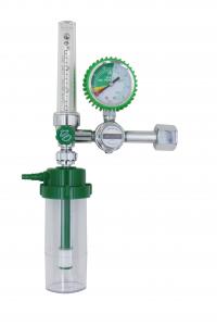 brass material medical cylinder use oxygen regulator with humidifier bottle  cga 540 / cga 870 oxygen regulator