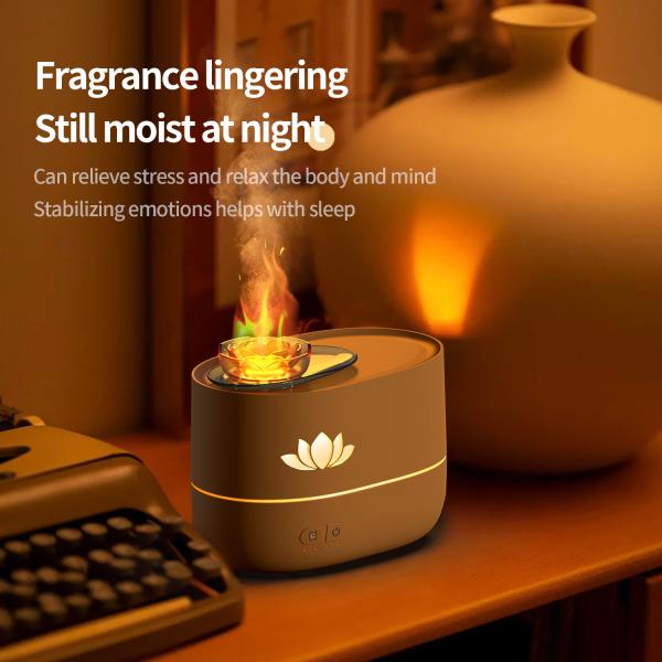 Cheap 350ml Fire Diffuser Humidifier With Timing Automatic Outage Protection for sale