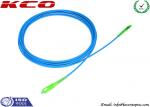 Rodent-resistant SM cable SC/APC to LC/APC sinplex armored optical fiber patch