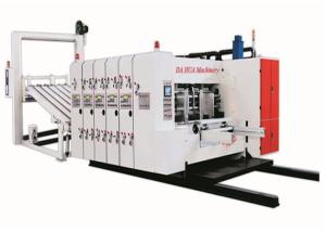 PLC Control Corrugated Box Cutting Machine Die Cut Printing Machine 25T