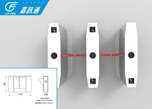 Best Retracting Optical Ticket Flap Barrier Turnstile Anti - Reverse Function For Goverment Office wholesale