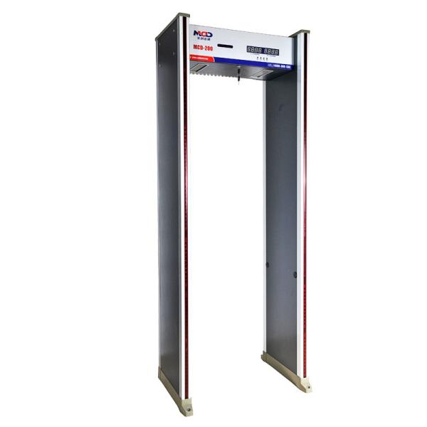 Cheap 6 Detection Zones Walkthrough Metal Detector with 0-99 Adjustable Sensitivity for sale