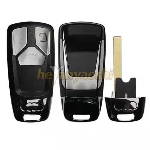 Cheap HU66 Smart Key FOB Case For 2017-Up Audi A4 A5 Q7 Audi Remote Key Shell for sale