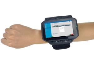 Best Rugged Wearable Computer Android PDA Barcode Scanner With Charging Dock wholesale