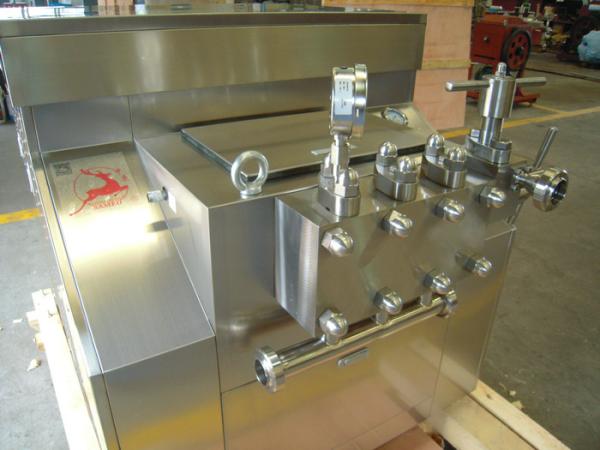 Cheap Custom Made Ice Cream Homogenizer Machine , Small Two Stage Homogenizer for sale