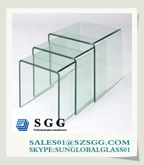 Cheap glass computer table (round,oval,square,rectangle) for sale