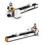 Pipe Fiber Laser Cutting Machine With Yaskawa Servo Motor And Custom Chuck Type