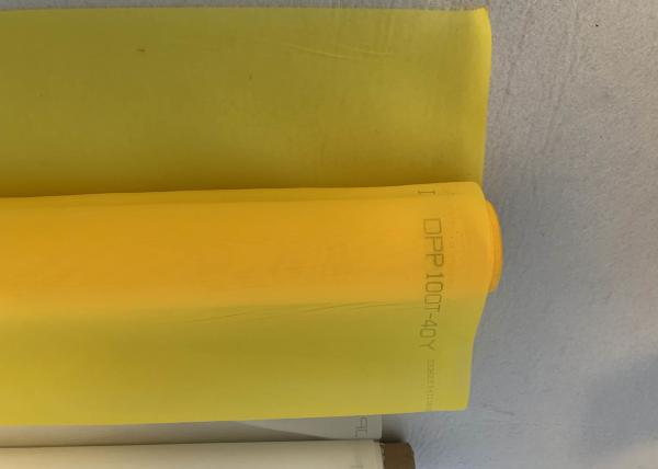 Cheap Yellow Color Polyester 72t Silk Screen Printing Mesh Roll for sale