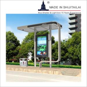Stainless Steel Forecast H3050MM LCD Smart Bus Shelter