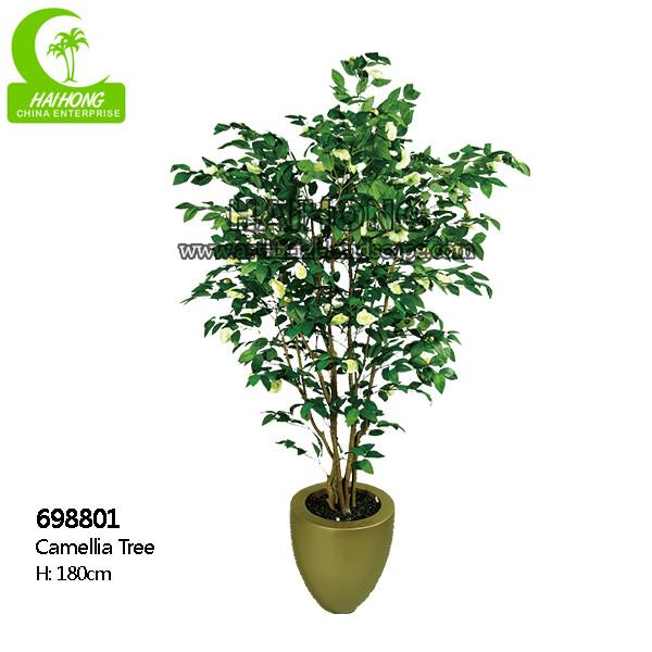 Cheap 2021 Competitive Price And High Quality Artificial Flower Tree Artificial Camellia Tree for sale