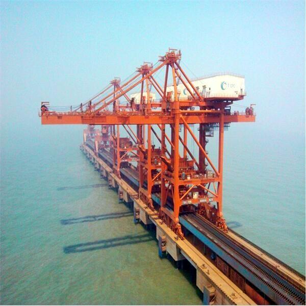 Cheap Bulk Materials Handling Belt Type Grab Ship Unloader System At Sea Port Terminal for sale