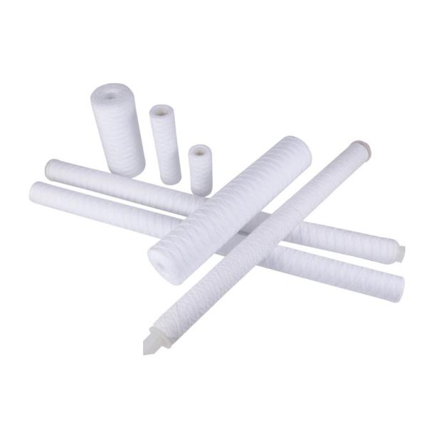 Cheap 5 Micron PP String Wound Filter Cartridge for Prefiltering Process in Water Treatment for sale