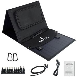 Mono Portable Foldable Solar Panels 40W Battery Charging USB Output 5V Cell