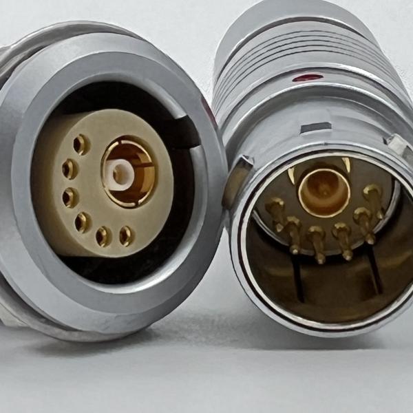 Cheap Harsh Black M8 Circular Connector Push Pull ISO13485 Certificated for sale
