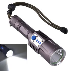 USB Port Charging 5 Flash Modes CREE T6 Outdoor Camping Led Torch with Powerbank Function