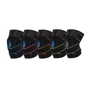 Elastic Neoprene Customized Open Patella Sports Knee Support Brace Hinged