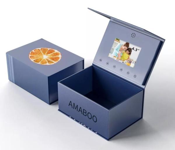 Cheap 7 inch tft screen box 10.1inch IPS Digital lcd screen display brochure box lcd Mailer with video gift box for sale