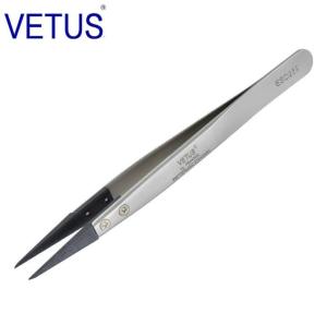 No Rust ESD Safe Tools AISI302 High Precision Tweezers Tip Replaceable
