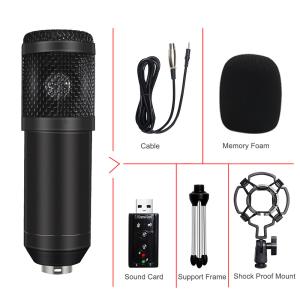 3mA 16 Dba Bm 800 Condenser Microphone With Sound Card