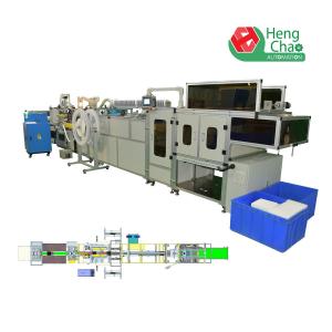 China Car Filter Cleaner Automation Equipment L400mm Air Filter Manufacturing Machine on sale
