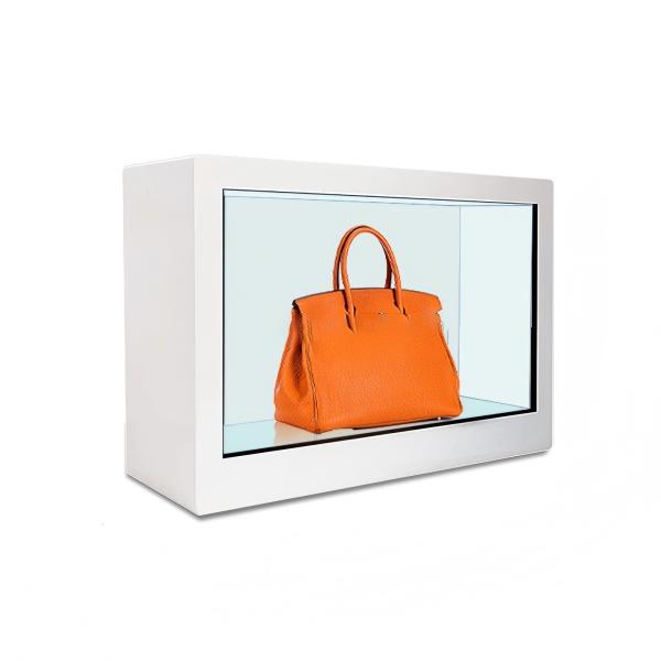 Cheap 10 Point Touch Clear LCD Display Infrared Transparent LCD Display For Retail for sale