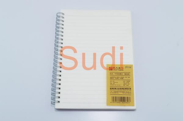 Cheap Double Binding Filament PP Cover A5 Loose Leaf Spiral Notebook for sale