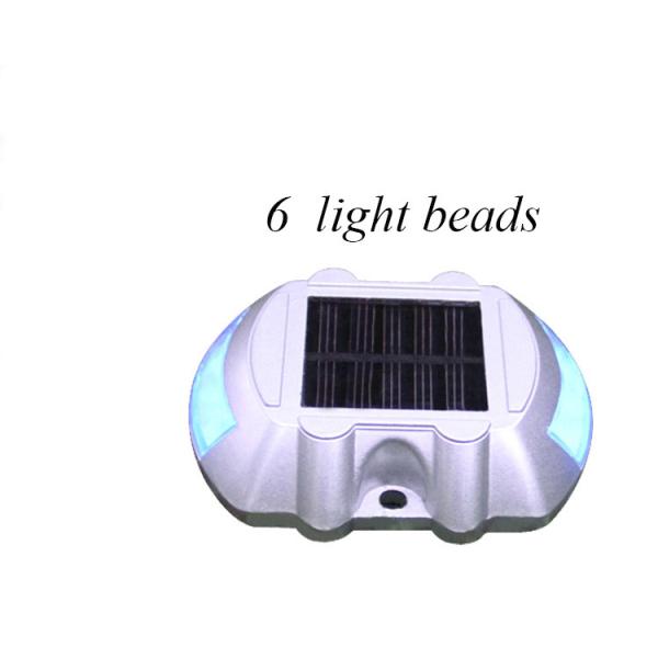 Cheap Solar Dock Lights 2-Pack White Aluminum Suitable for Marine Docks Working Temp -20.C-60.C for sale