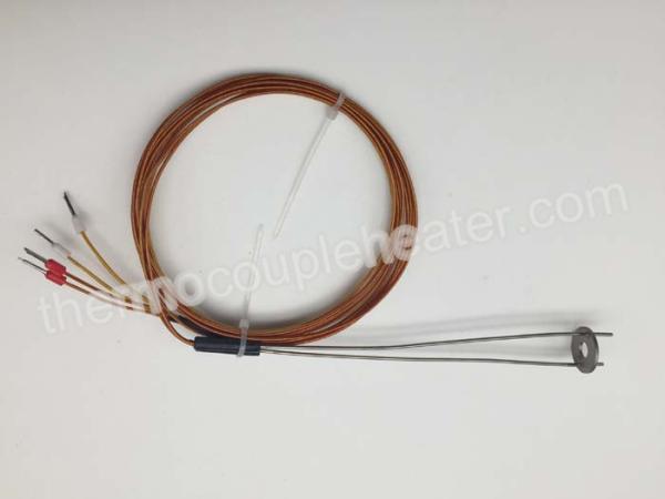 Cheap Duplex Type J Thermocouple Probe Rtd Temperature Sensor With Plastic Transition for sale