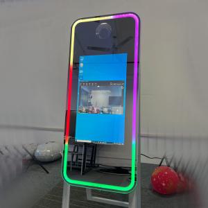 Best Full Body Selfie Mirror Photo Booth 65 Inch 3 In 1 With LED Lights wholesale