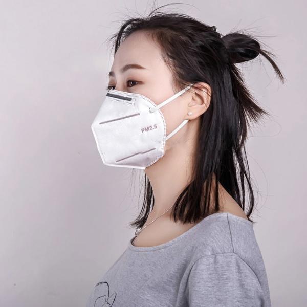 Cheap High Elastic Earloop Kn95 Medical Mask , Dust Protection Mask Environment Friendly for sale