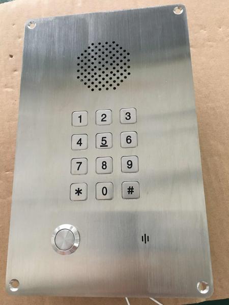 Cheap Flush Mounted Wireless Door Intercom Hands Free SIP Telephone For Clean Room for sale